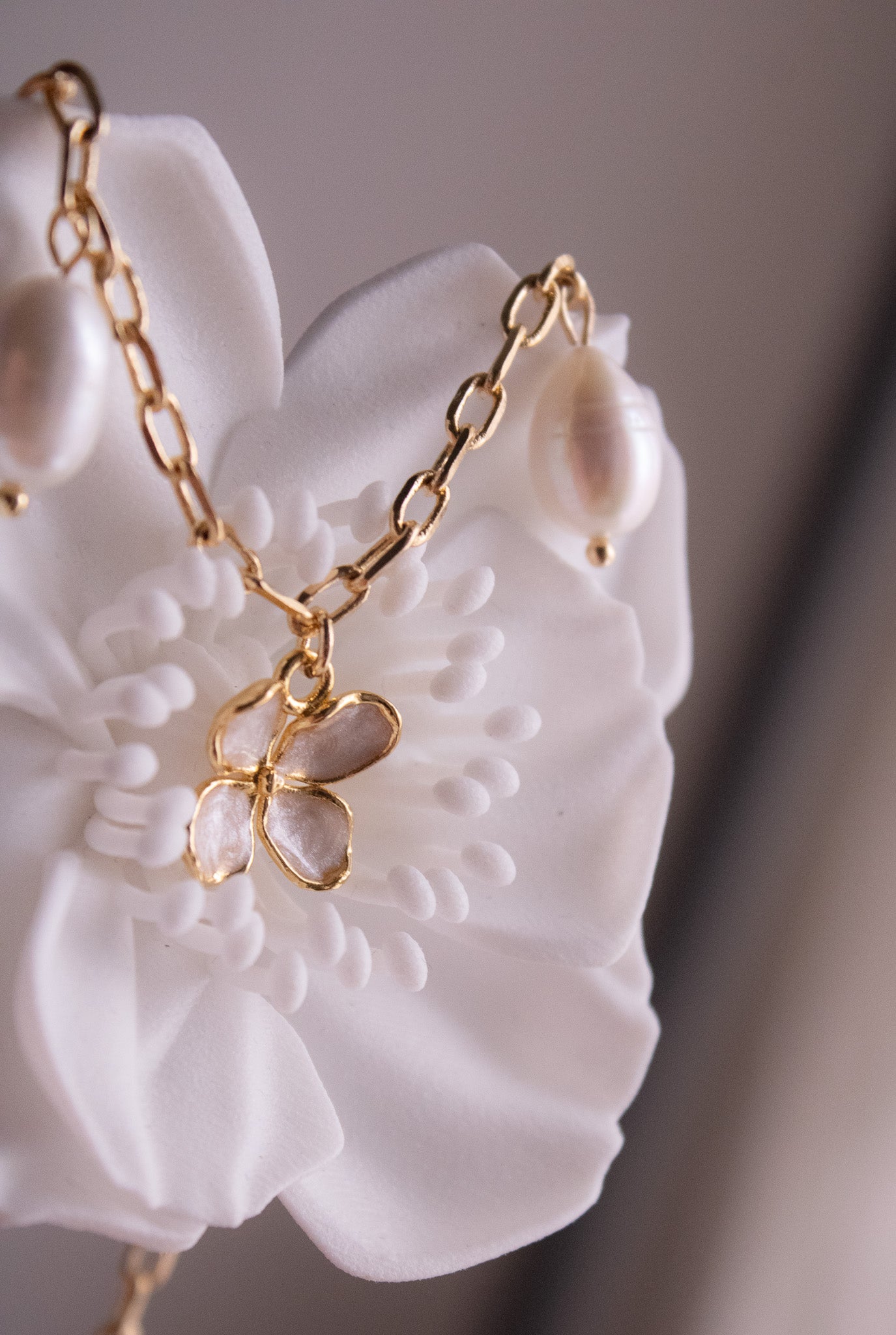 Collana Ortensia Bold con perle di fiume