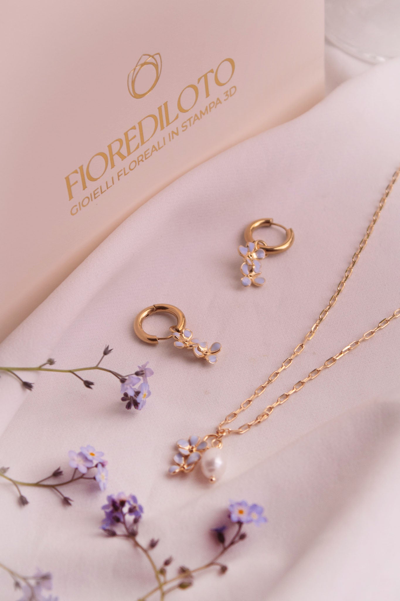 Collana Non ti scordar di me con Perla