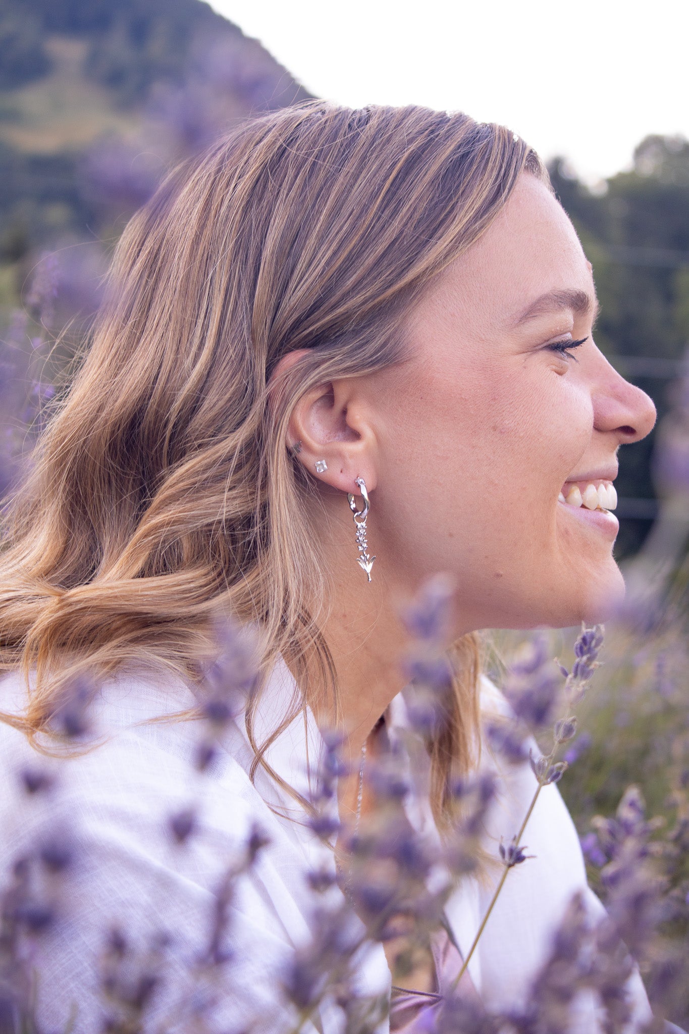 Orecchino Lavanda - Più colori