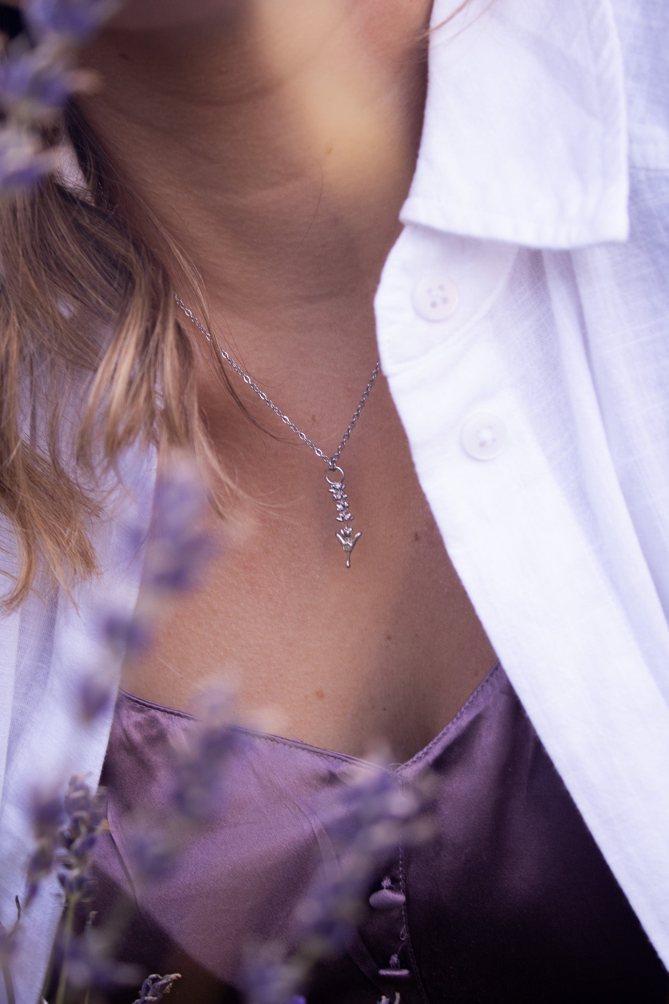 Collana Lavanda della Calma - Più colori
