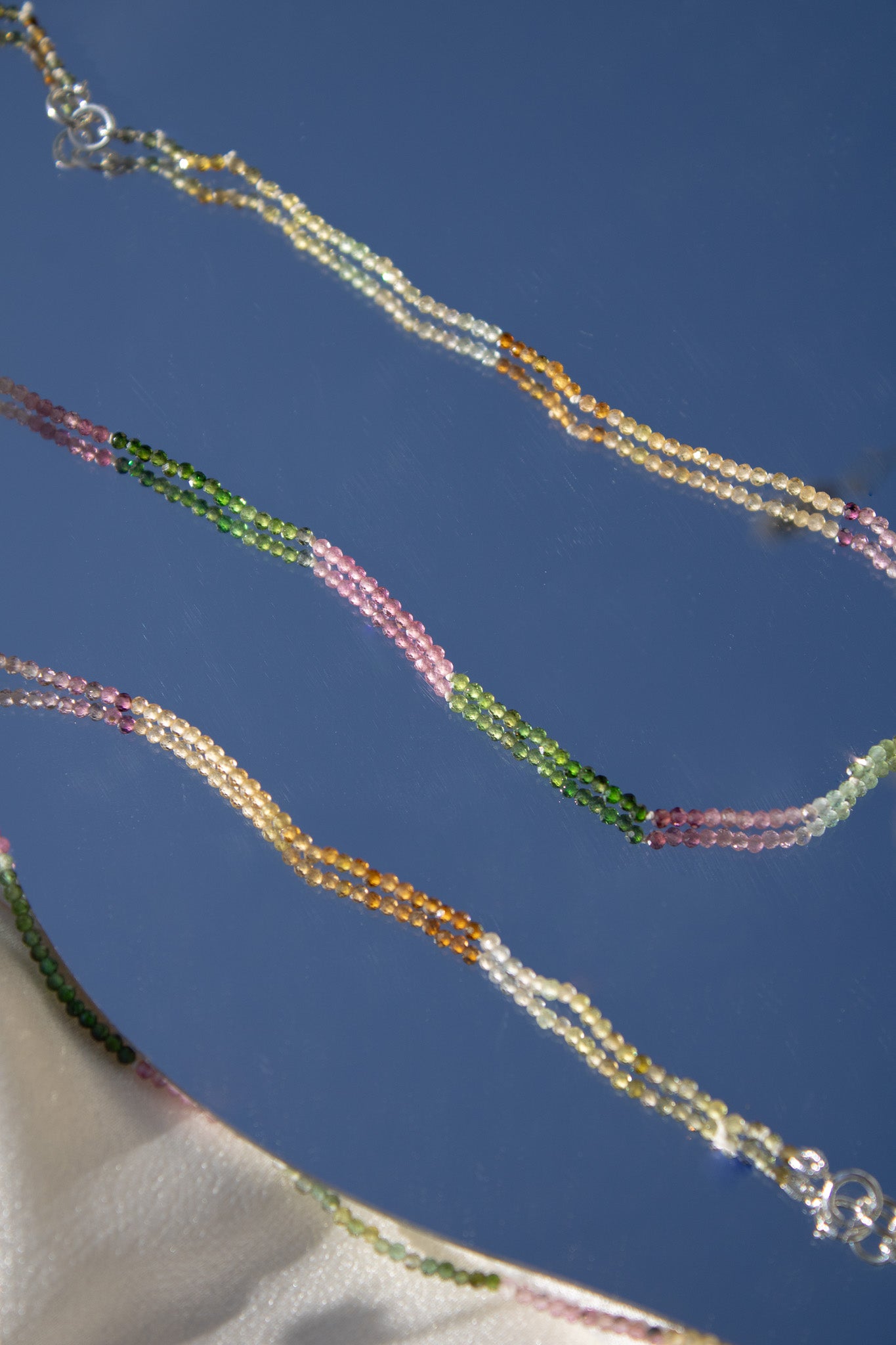 Collana con Tormaline multicolor