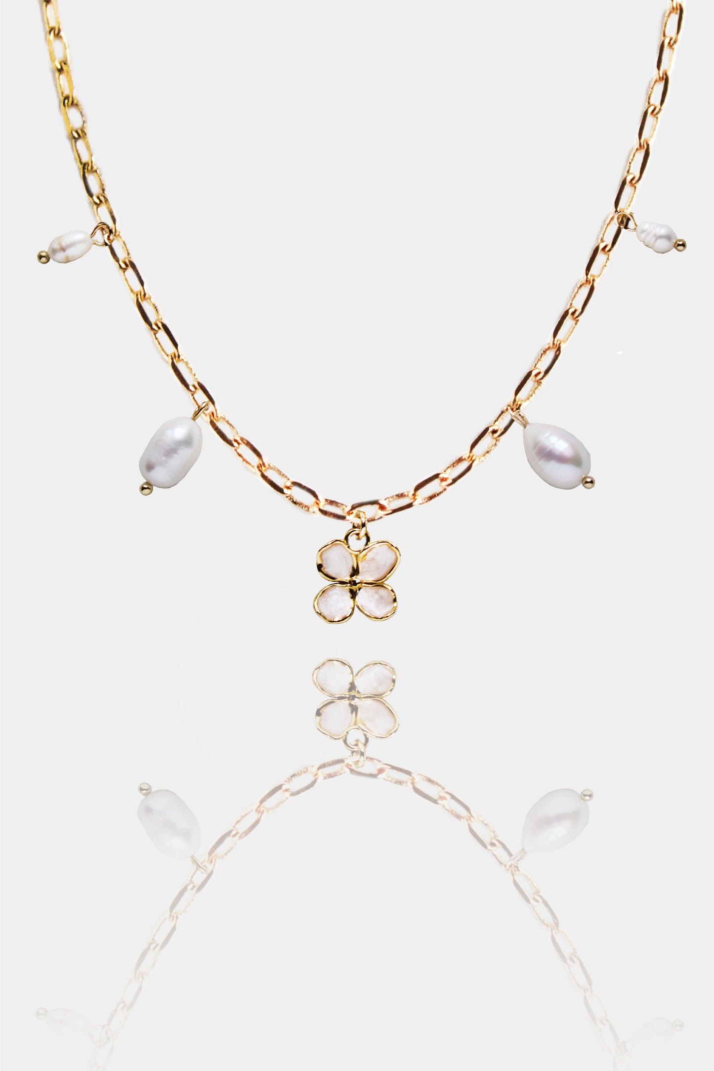 Collana Ortensia Bold con perle di fiume