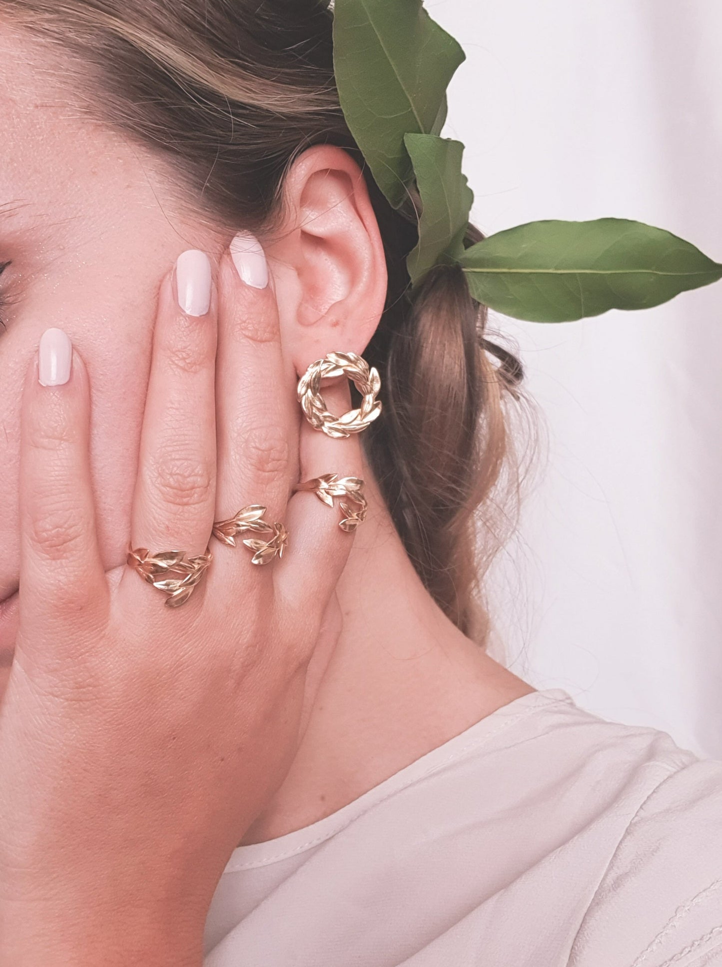 gioielli a tema alloro per laurea