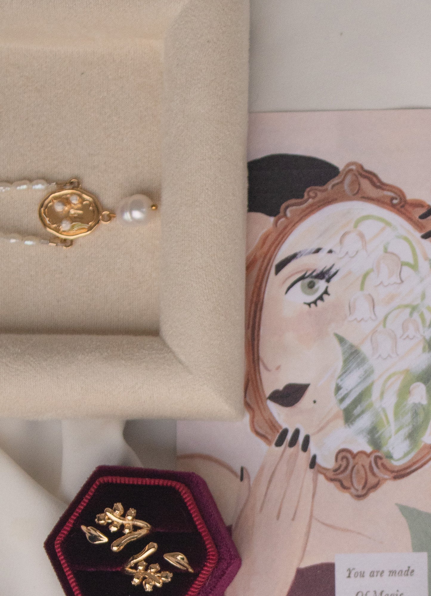 Collana di Perle con Serratura "Try try try"