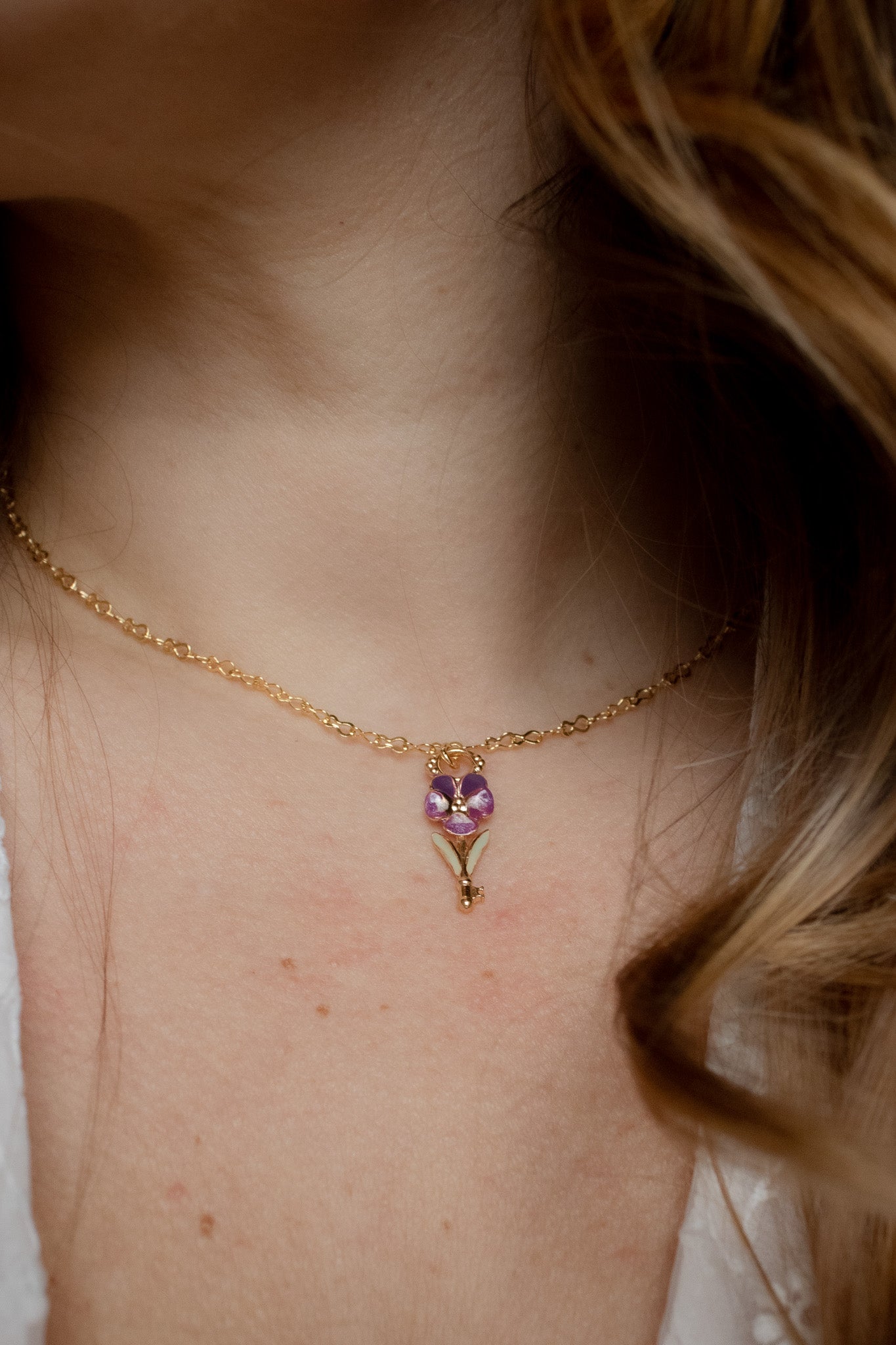 Collana Chiave dei Pensieri con Violetta