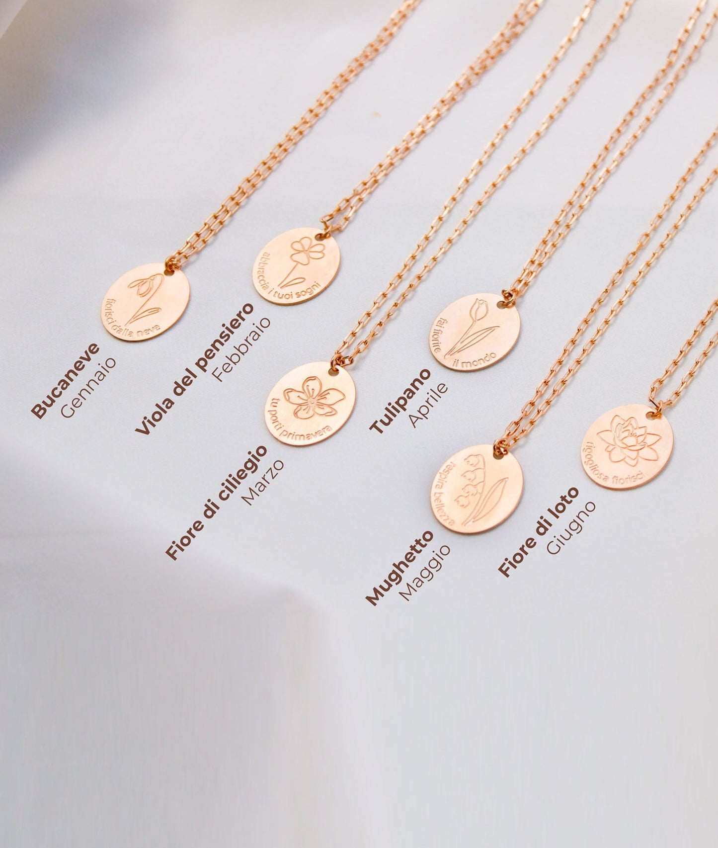 Collana Fiore di Loto - Rigogliosa fiorisci - Giugno
