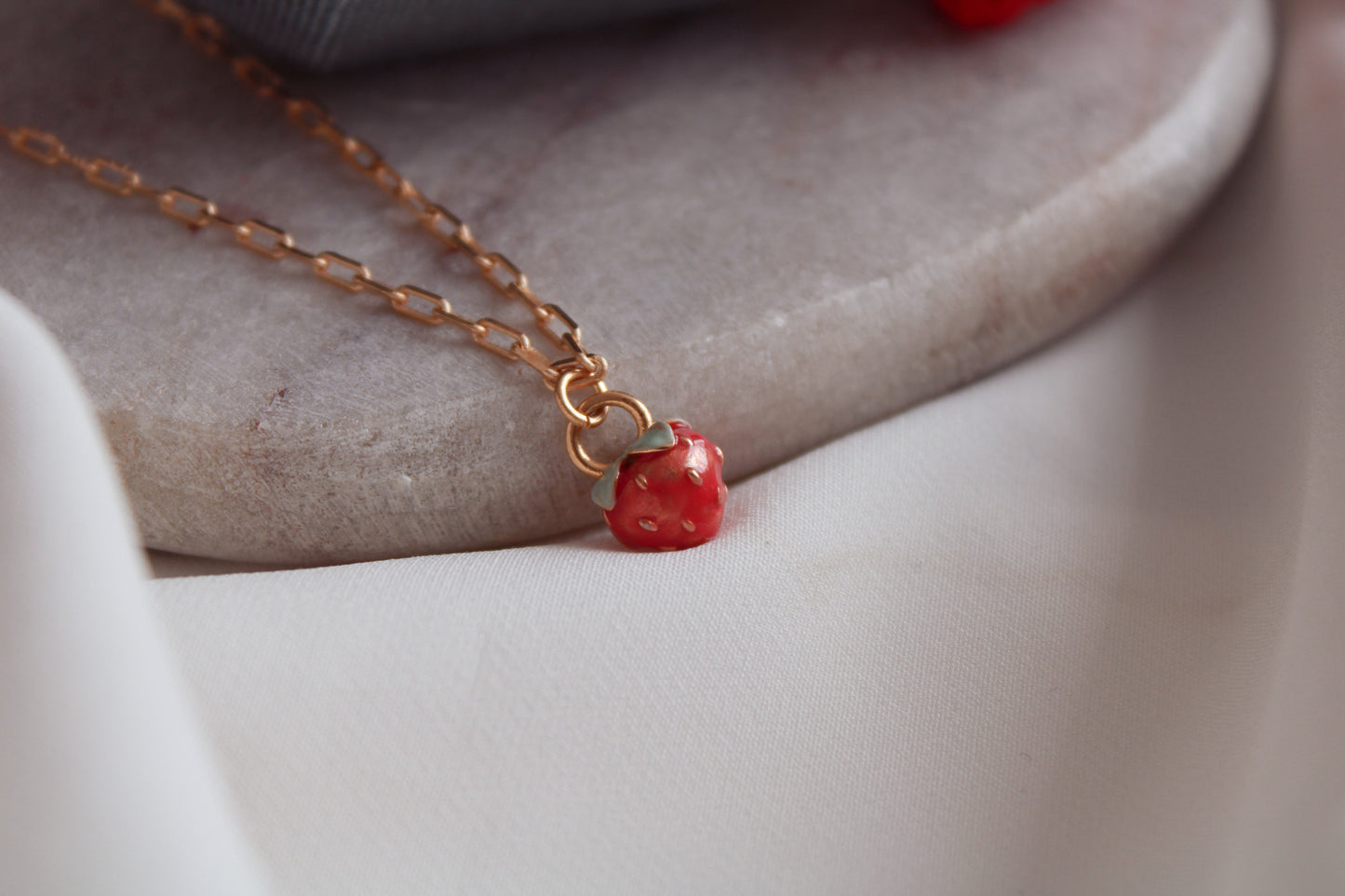 Collana Fragolina di bosco
