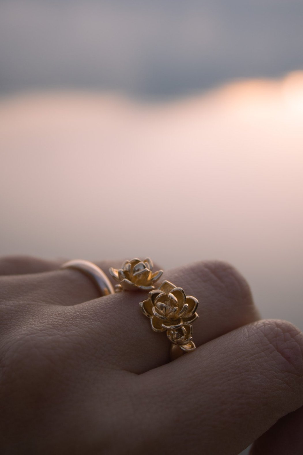 Anello Fiore di Loto Bouquet