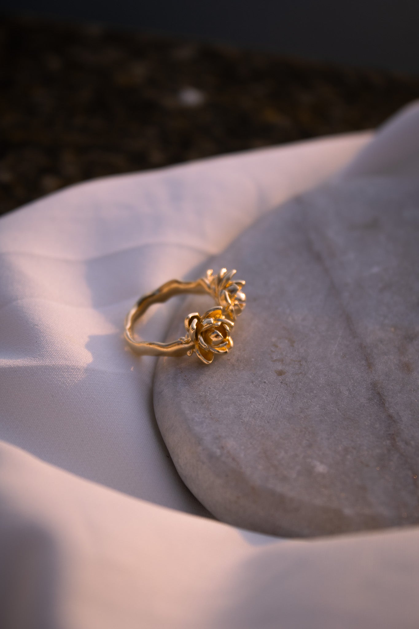 Anello Fiore di Loto Bouquet