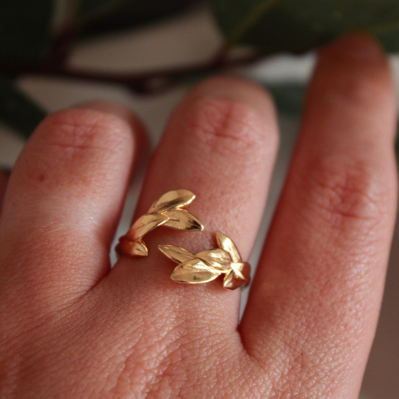 anello laurea con foglie di alloro 