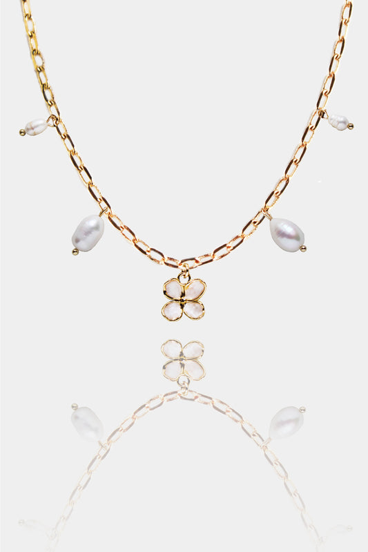 Collana Ortensia Bold con perle di fiume