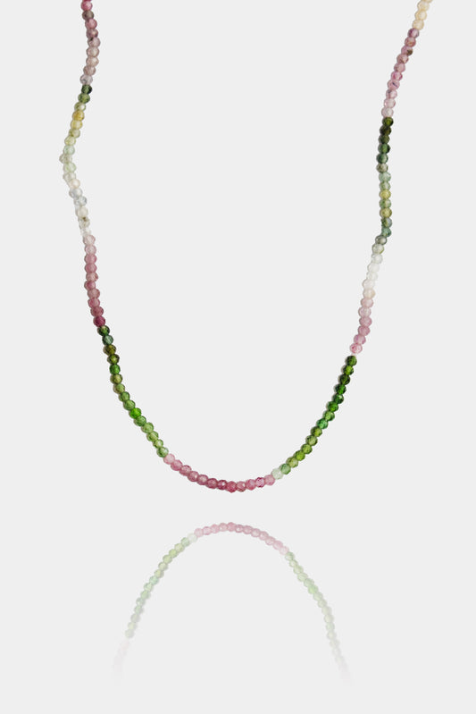 Collana con Tormaline multicolor