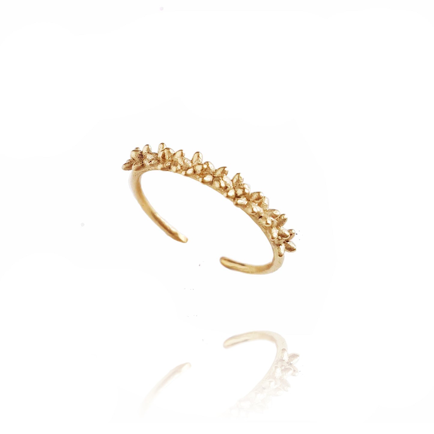 Anello Regolabile Coroncina di fiori
